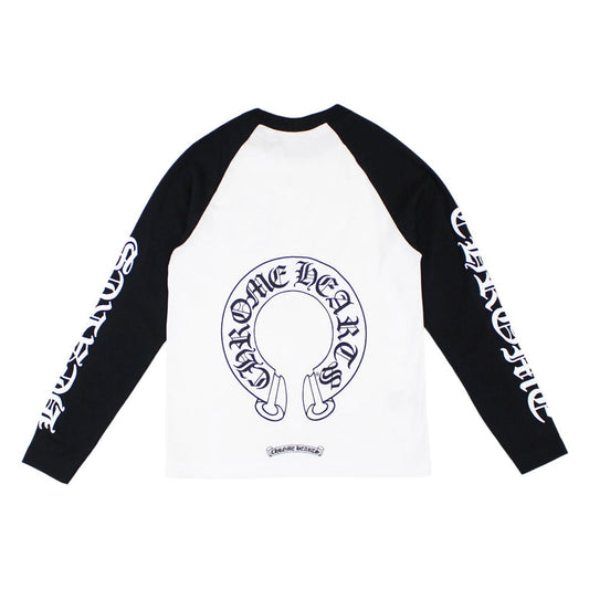 Chrome Hearts Horseshoe Neck Logo 34 Shirt 'BlackWhite'