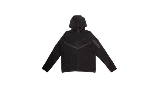 Nike Tech Full Zip Windrunner Hoodie 'Black/Black'