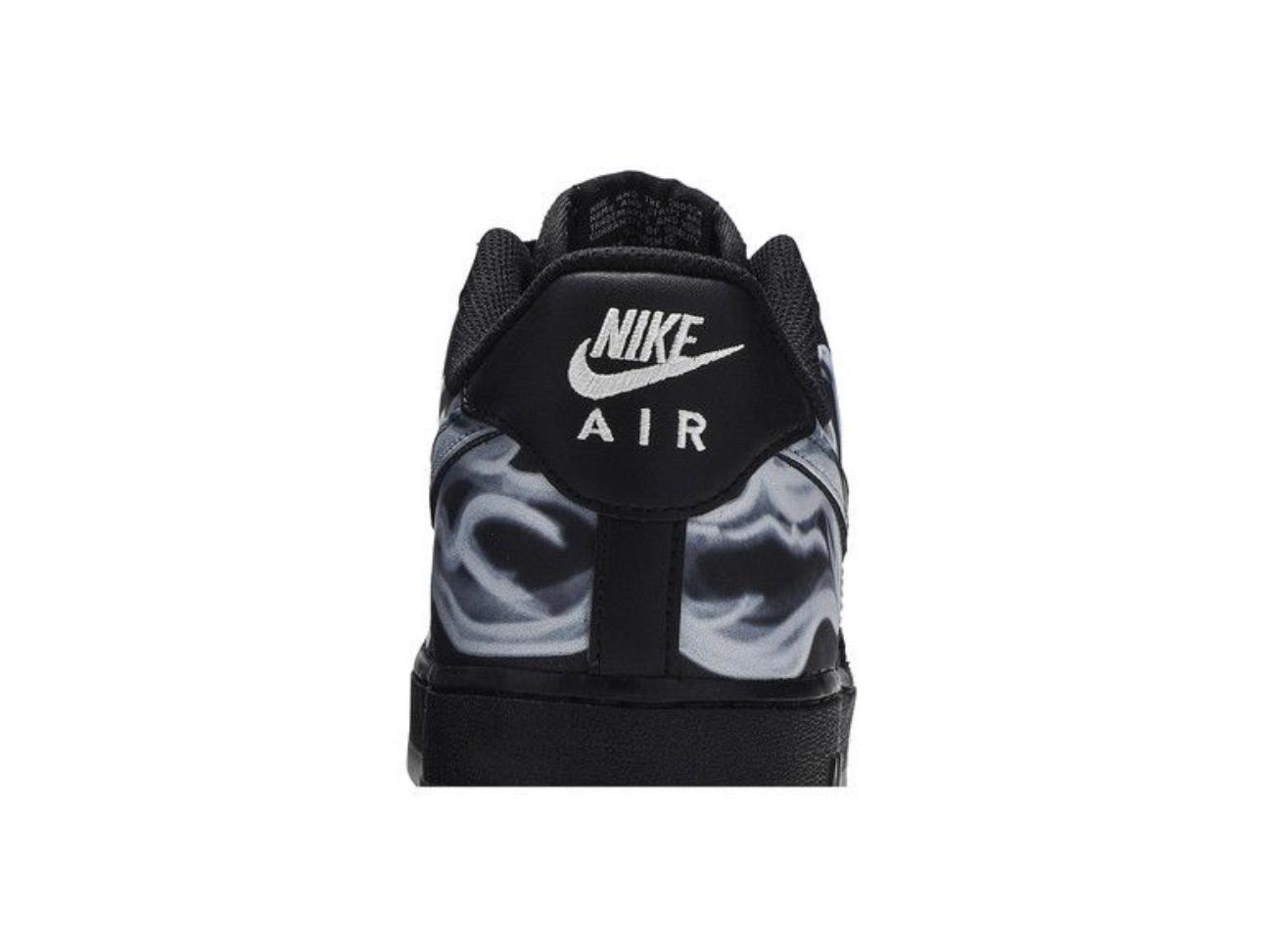 Nike Air Force 1 '07 QS 'Black Skeleton'