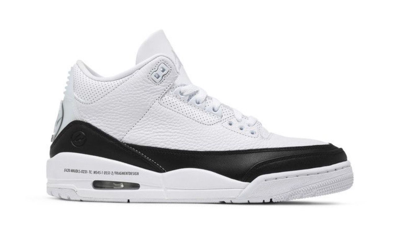 Fragment Design x Air Jordan 3 retro SP 'White'
