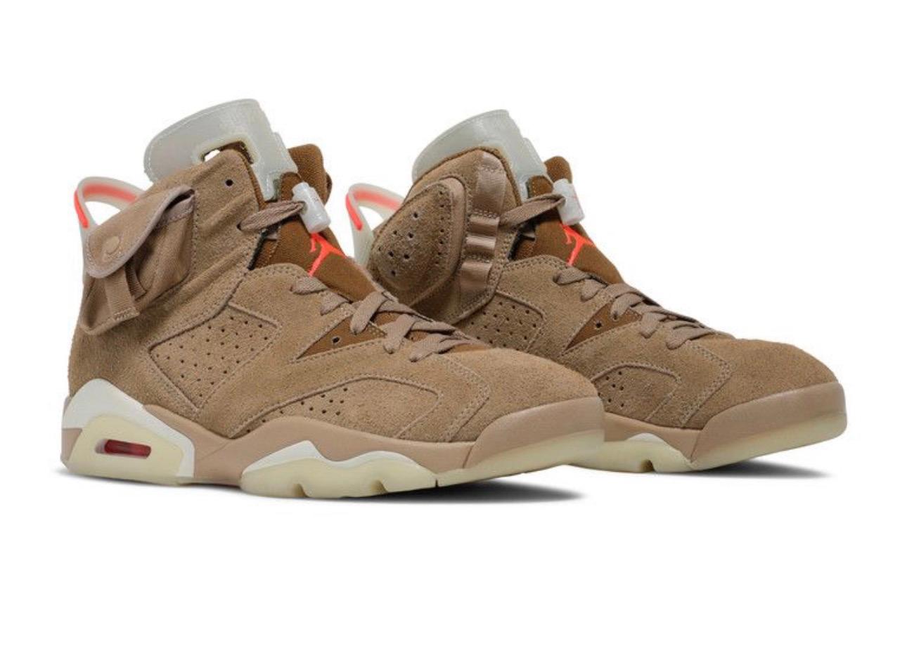 Travis Scott x Air Jordan 6 Retro 'British Khaki'