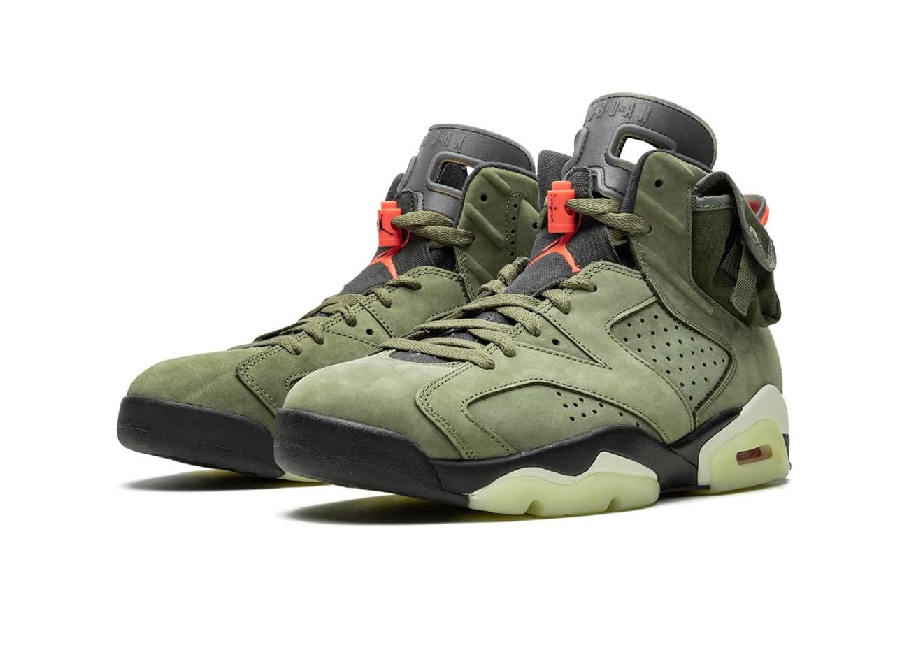 Travis Scott x Air Jordan 6 Retro SP 'Olive Green'