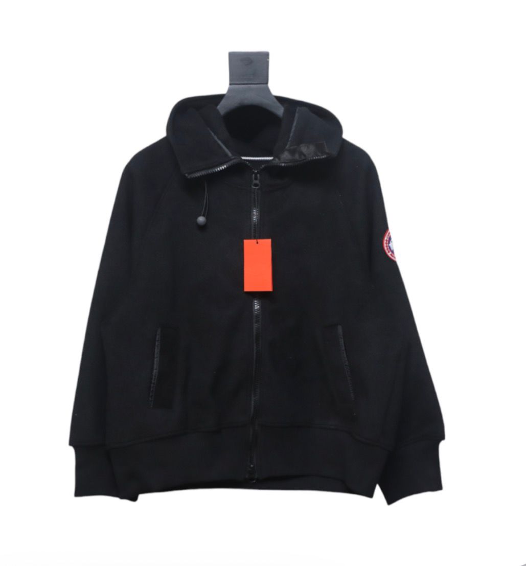 Canada Goose Chilliwack Tweed Fleece Aviator Jacket Black