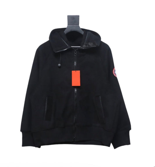 Canada Goose Chilliwack Tweed Fleece Aviator Jacket Black