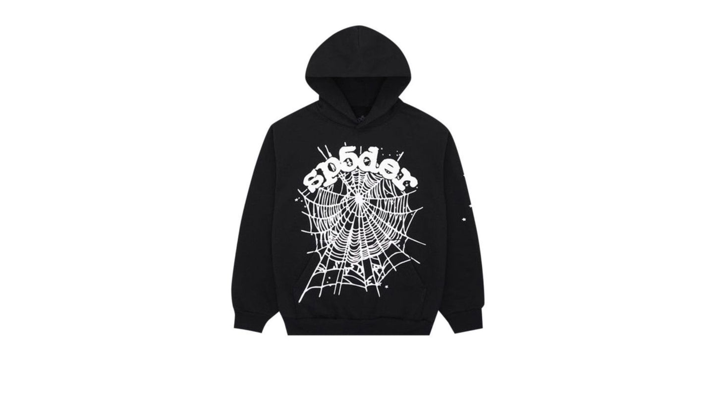 Sp5der OG Web Hoodie 'Black'