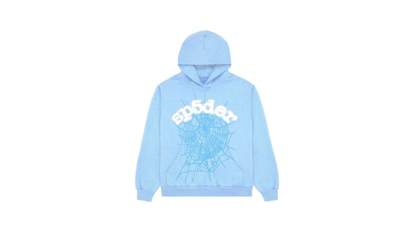 Sp5der Web Hoodie 'Sky Blue'
