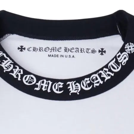 Chrome Hearts Horseshoe Neck Logo 34 Shirt 'BlackWhite'