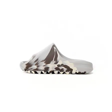 Yeezy Slide Endflame Oil Painting 'White Grey'