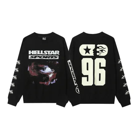 Hellstar Sweat Shirt Black-8807