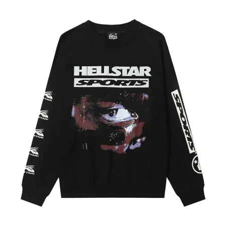 Hellstar Sweat Shirt Black-8807