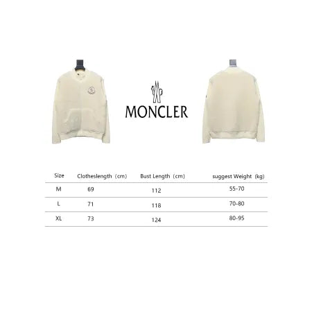 Moncler Sheepskin Wool Knit Wool Patchwork Collar Jacket